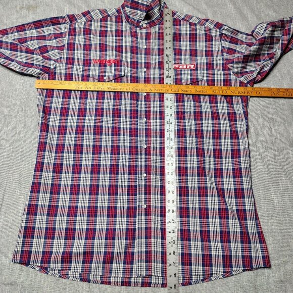 PBR World Finals Wrangler Shirt Mens Long Sleeve Pearl Snap FORD Embroidered - Picture 8 of 14